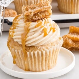 Churro Cupcakes